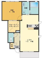 クレアールめじろ台の間取り画像