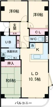 ユートピアタウン北館の間取り画像