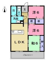 ユートピアタウン南館の間取り画像