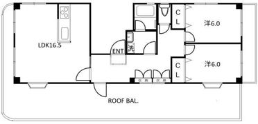 サンブライトマンションの間取り画像