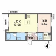 リバーサイド中万々の間取り画像