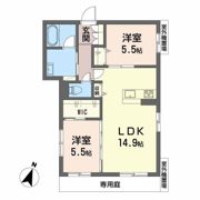 リバーサイド中万々の間取り画像