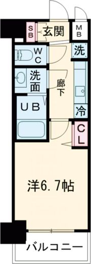 プレサンス THE KYOTO 澄華の間取り画像