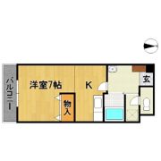 ガーデンハイツ朝妻の間取り画像