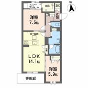 ユーフォリアの間取り画像