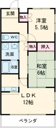 メゾンサルビアの間取り画像