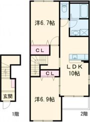 ヴィヴァーチェの間取り画像