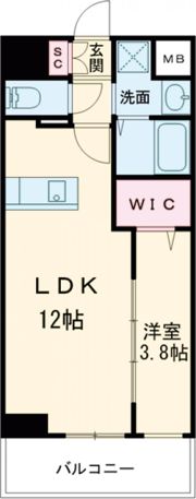 Prosperer光明の間取り画像