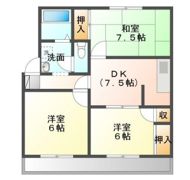 メゾンベール Cの間取り画像