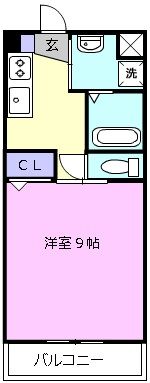 アンジュール川方の間取り画像