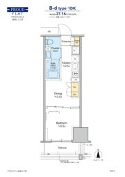 プラウドフラット四谷三丁目の間取り画像