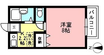 フィリア生田の間取り画像