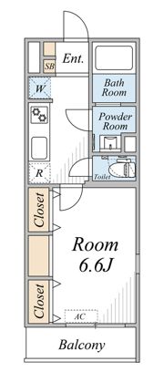 ガーデン アステリア 西千葉の間取り画像