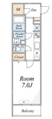 ガーデン アステリア 西千葉の間取り画像