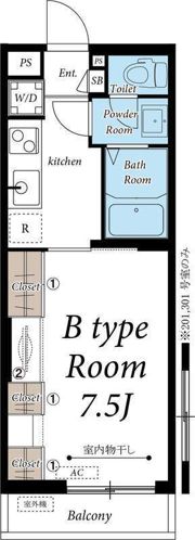 マリウスヒル仙台1の間取り画像