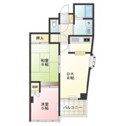 ロワールミタハイツの間取り画像