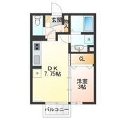 シャトーグランドハイムE棟の間取り画像