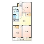 南晒屋コーポの間取り画像