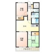 南晒屋コーポの間取り画像