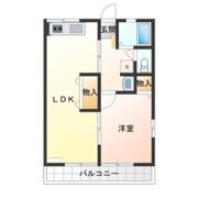 石橋ハイツの間取り画像