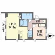 シャーメゾン宮千代パークの間取り画像