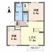 シャーメゾン北滝沢の間取り画像