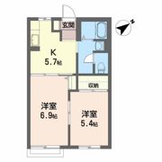 サンパ－クSuzukiの間取り画像