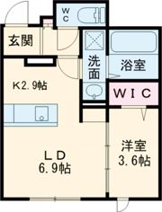 ラシーネ新大宮 アクシスの間取り画像