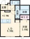 ラシーネ新大宮 アクシスの間取り画像