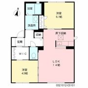 コスモスコーポラス C棟の間取り画像