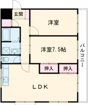 五月ハイツの間取り画像