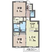 スクウェア乙女IIの間取り画像