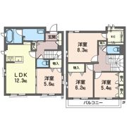 クレール上の原 B棟の間取り画像