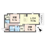 エクラージュの間取り画像