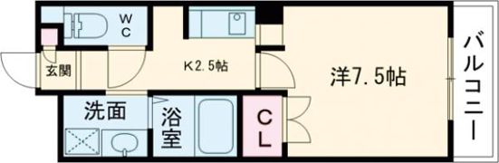 HIRO尾頭橋 (ヒロ尾頭橋)の間取り画像