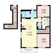 プリモス・コートBの間取り画像