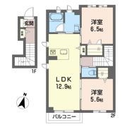 ゼフィールの間取り画像