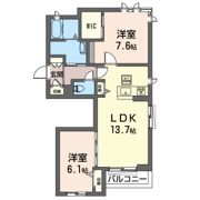 クラウディアの間取り画像