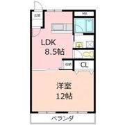 生駒マンションの間取り画像