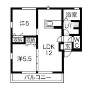 レオニスB棟の間取り画像