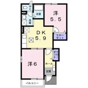 MSコート Ⅰの間取り画像