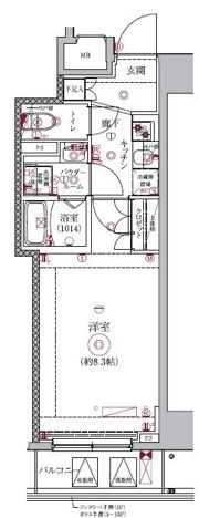セジョリ新宿西落合の間取り画像