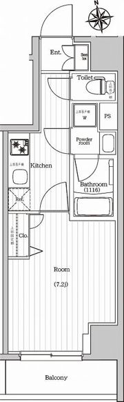 プレミアムキューブG東新宿の間取り画像
