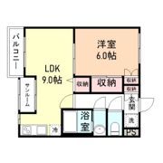 ソレイユ野村第五の間取り画像