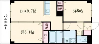 ヨーロピアンシャレー松橋 壱番館の間取り画像
