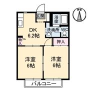 ハイツマーベリックの間取り画像