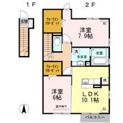 スイングガーデン Bの間取り画像