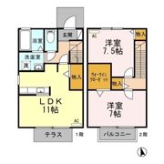 フォンテーヌ Fの間取り画像