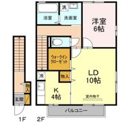 フーヴェル都 Aの間取り画像