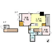 セルティスコートの間取り画像